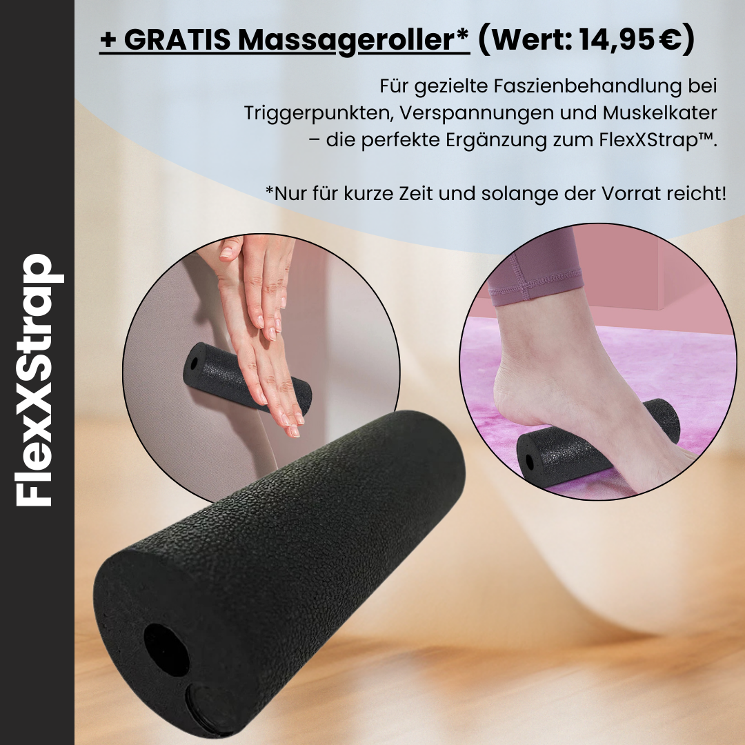 FlexXStrap™ – Dehngurt für mehr Beweglichkeit & weniger Schmerzen